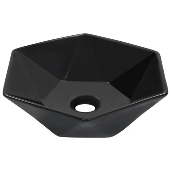 Praustuvas, juodos sp., 41x36,5x12cm, keramika