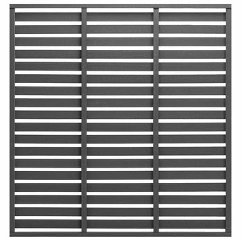 Tvoros segmentas, pilkos spalvos, 180x180cm, WPC