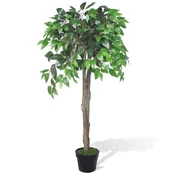 Dirbtinis fikusas su vazonu, 110 cm kaina