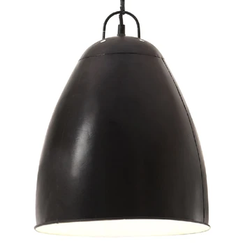 Pakabinamas šviestuvas, juodas, 32cm, 25w, apskritas, e27