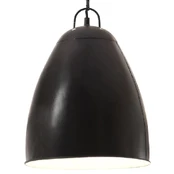 Pakabinamas šviestuvas, juodas, 32cm, 25w, apskritas, e27 kaina