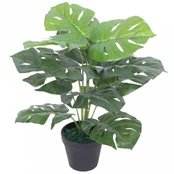 Dirbtinis monstera augalas su vazonu, 45 cm, žalias kaina