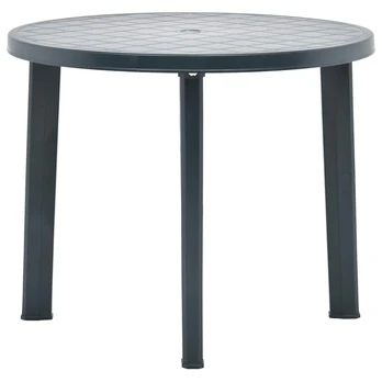 Sodo stalas, žalios spalvos, 89cm, plastikas
