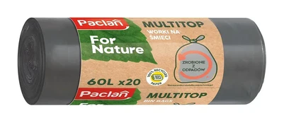 Šiukšlių maišai PFN PACLAN Multitop, 60 l, 20 vnt kaina