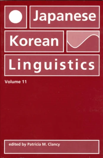 Japanese/Korean Linguistics, Volume 11