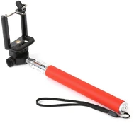 Omega Selfie Monopod OMMPKR, red (43021) kaina