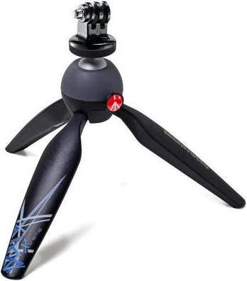 Stovas Manfrotto Pixi Mini Tripod with GoPro Action Camera Adaptor