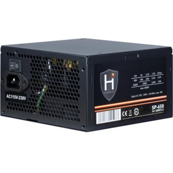 Maitinimo blokas Inter-Tech HIPOWER SP-650 650 W, 12 cm, 19 - 35 dB