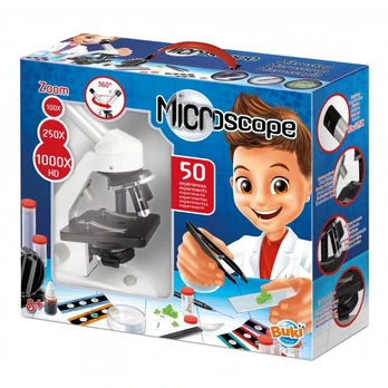 Žaislinis mikroskopas Buki Microscope MR600, įvairių spalvų