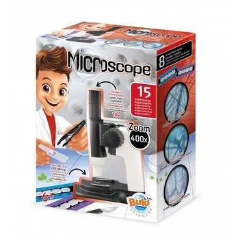 Žaislinis mikroskopas Buki Microscope MR400, įvairių spalvų