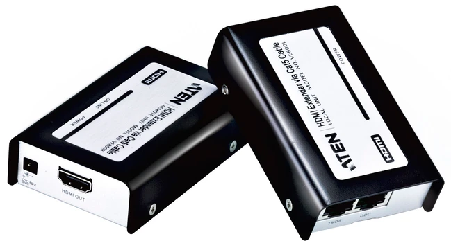 Aten VanCryst VE800A Cat 5e Audio/Video Extender Transmitter and Receiver Units