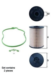 Kuro filtras MAHLE KX200D/S