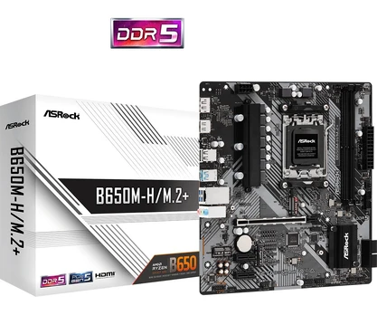 Pagrindinė plokštė ASROCK B650M-H/M.2+
