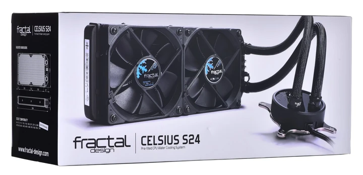 Fractal Design Celsius S24 FD-WCU-CELSIUS-S24-BKO Blackout, Intel, AMD