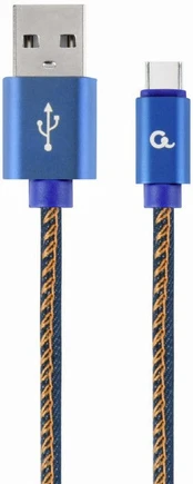 Laidas Gembird USB To USB Type - C Premium USB, USB Type-C, 2 m, mėlyna