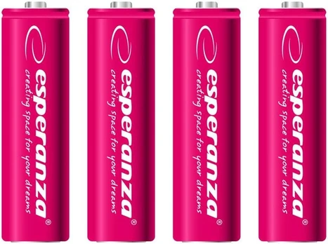 Esperanza EZA104W R6 AA Ni-MH 2000mAh akumuliatorius - 4vnt