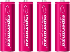 Esperanza EZA104W R6 AA Ni-MH 2000mAh akumuliatorius - 4vnt kaina