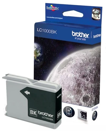 Brother LC1000BK, 500 pages, 1 pc(s), Single pack