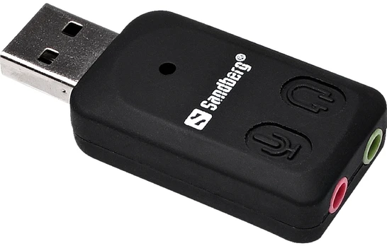 Sandberg USB to Sound Link, 2.0 channels, USB