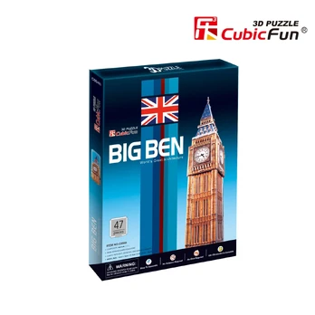 3D dėlionė Cubicfun Big Ben C094H, 12 cm x 12 cm