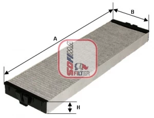 Salono filtras SOFIMA S4157CA