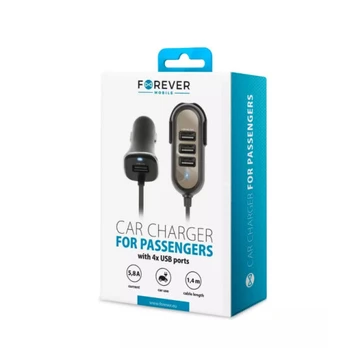 Automobilinis įkroviklis Forever, 4 x USB