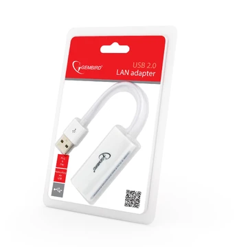 Gembird USB 2.0 LAN adapteris RJ-45 LAN, USB