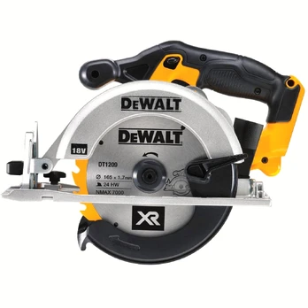 DeWalt akumuliatorinis diskinis pjūklas DCS391N-XJ 165 mm be akumuliatoriaus ir kroviklio