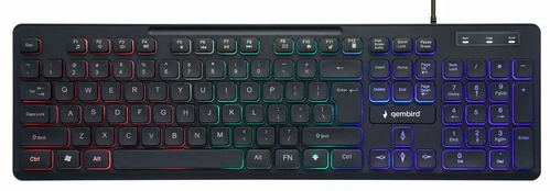 GEMBIRD KB-UML-02 klaviatūra Backlight kaina