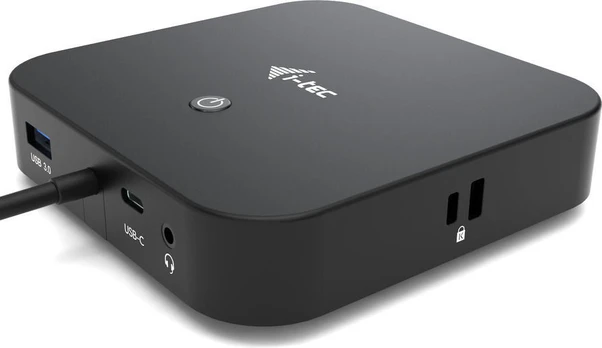 Dock stotelė i-Tec USB-C Dual Display 100W, juoda