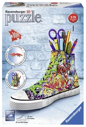 3D dėlionė Ravensburger Sneaker Graffiti 180pcs, 21 cm x 12 cm kaina