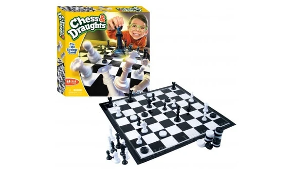 Šachmatai ir šaškės FunVille Chess & Draughts 61152, LT LV EE