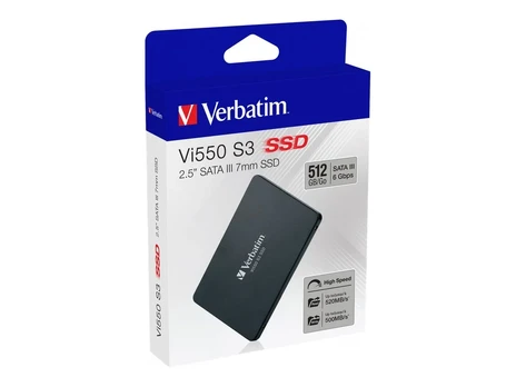 Kietasis vidinis diskas Verbatim SSD 512GB Vi550 S3 2.5 SATA