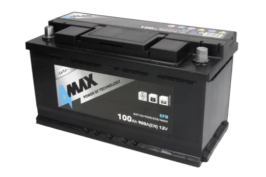 Akumuliatorius 4MAX BAT100/900R/EFB/4MAX 12V 100Ah 900A D+