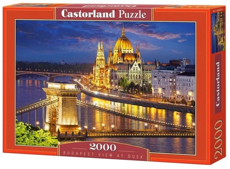 Dėlionė Castorland Puzzle Budapest view at dusk, 2000 d.