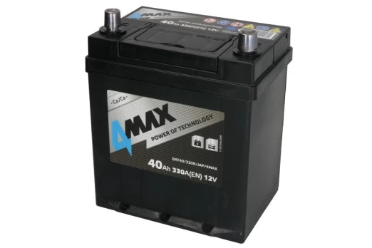 Akumuliatorius 4MAX BAT40/330R/JAP/4MAX 12V 40Ah 330A D+