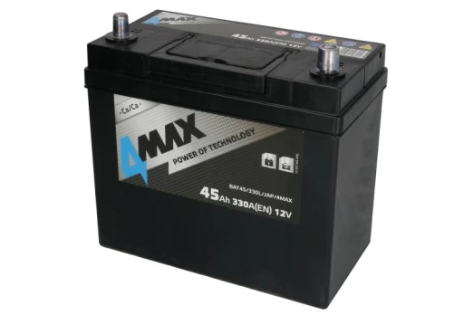 Akumuliatorius 4MAX BAT45/330L/JAP/4MAX 12V 45Ah 330A K+