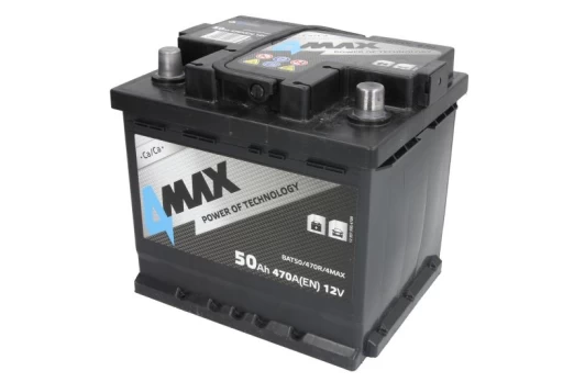 Akumuliatorius 4MAX BAT50/470R/4MAX 12V 50Ah 470A D+