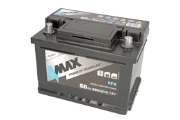 Akumuliatorius 4MAX BAT60/560R/EFB/4MAX 12V 60Ah 560A D+ kaina