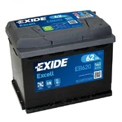 Starterio akumuliatorius EXIDE EB620 kaina
