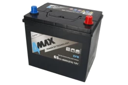 Akumuliatorius 4MAX BAT65/620R/EFB/JAP/4MAX 12V 65Ah 630A D+ kaina