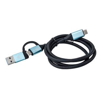 Laidas i-Tec USB Type-C To USB Type-C USB Type-C, USB Type C, 1 m, mėlyna