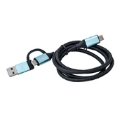 Laidas i-Tec USB Type-C To USB Type-C USB Type-C, USB Type C, 1 m, mėlyna kaina