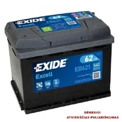 Starterio akumuliatorius EXIDE EB621 kaina