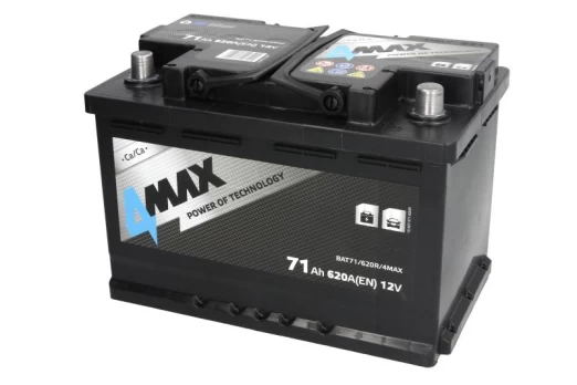 Akumuliatorius 4MAX BAT71/620R/4MAX 12V 71Ah 620A D+