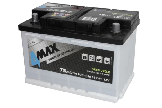 Akumuliatorius 4MAX BAT75/510R/DC/4MAX 12V 75Ah D+