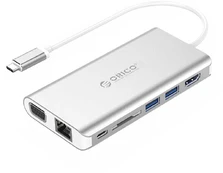 Extra Digital Šakotuvas ORICO USB XC-304-SV-PRO kaina