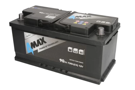 Akumuliatorius 4MAX BAT90/720R/4MAX 12V 90Ah 720A D+
