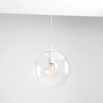 Pakabinamas šviestuvas Globe baltas