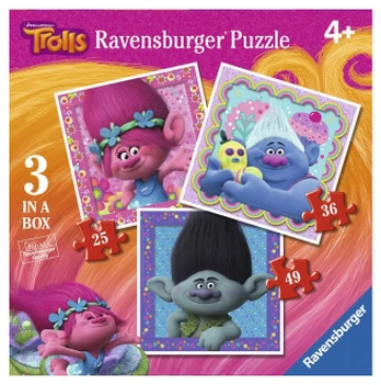 Dėlionė Ravensburger Poppy, Branch & Biggie